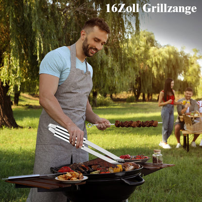 Grilliance Grillbesteck Set 26-teilig aus Edelstahl mit Koffer