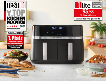 Russell Hobbs SatisFry Heissluftfritteuse 9 L, 2 Körbe, 27681-56
