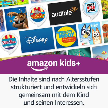 Amazon Echo Dot Kids Smart Speaker mit Alexa, Regenbogenwirbel