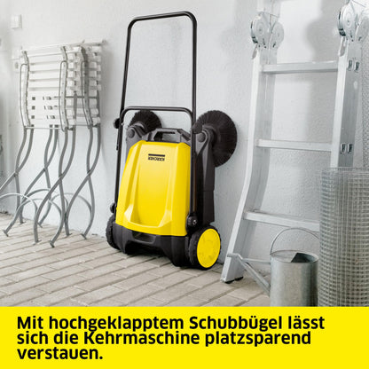 Kärcher Kehrmaschine S 3 Twin 2-in-1, 650 mm Arbeitsbreite, 16 l