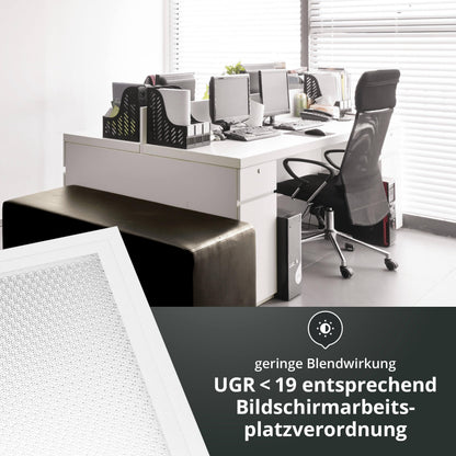 ProLux LED-Panel Aufbau Deckenleuchte - 120x30cm 6000K 36W