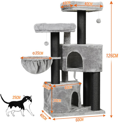 MSmask Kratzbaum XXL Katzenbaum – Gross, Stabil & Hoch