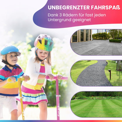Fun Pro ONE Kinderroller Premium – Faltbar, LED, ab 3 Jahre