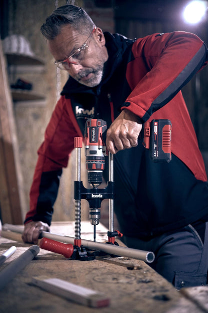 kwb Bohrständer 778500 mit Bohrfutter und Winkelarretierung