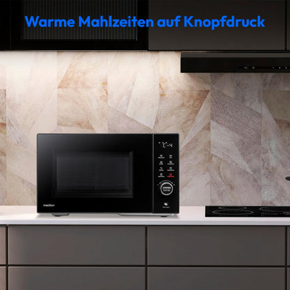 MEDION MD12031 Mikrowelle mit Grill und Heissluft, 23 L, 900 W