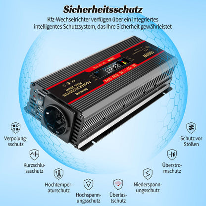 Seamuing 2000W Wechselrichter 12V auf 230V für Auto LKW