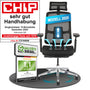 VALKENSTOL M6 Bürostuhl Ergonomisch. Schwarzer Bürostuhl mit Mesh-Rückenlehne. Für gesunde Sitzhaltung grosser Nutzer.