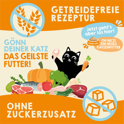 Lucky Lou Adult Mix-Paket Katzen Nassfutter - 36x300g
