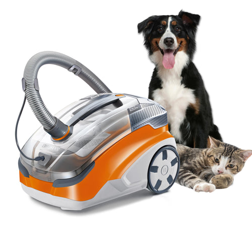 THOMAS Aqua + PET & Family Waschsauger für Tierhaare. Blauer Waschsauger. Reinigt Teppiche/Polster, entfernt Tierhaare.