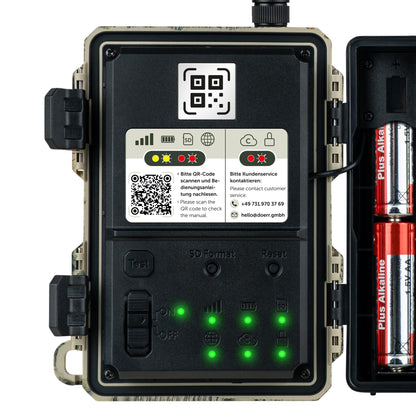 DÖRR Cloud Mini 4G/LTE Wildkamera, 12 MP, Full HD, Infrarotblitz