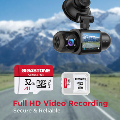 GIGASTONE MicroSDHC Speicherkarte 32GB UHS-I, 5er-Pack + SD-Adapter