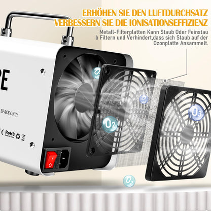 O3 Ozongenerator 30000mg/h Industrieller Luftreiniger – Weiss