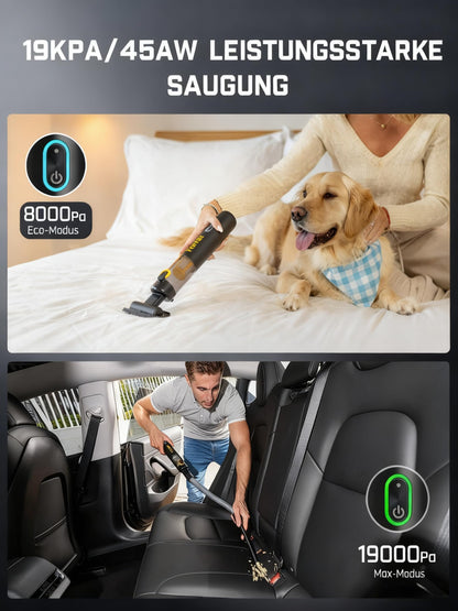 Fanttik Slim V8 APEX Akku-Handstaubsauger 4-in-1, Schwarz