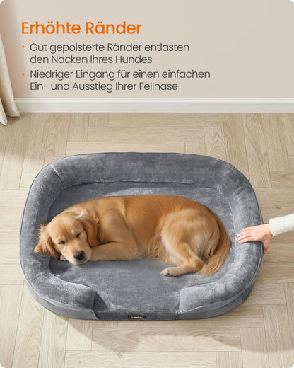 Feandrea Hundebett orthopädisch für grosse Hunde, 106 x 76 cm