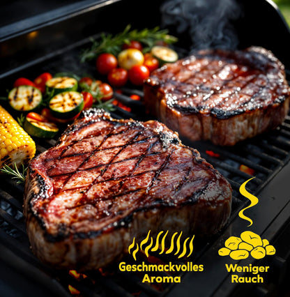 Neandertaler Feuer Grillholzkohle Buche 10 kg für Grill und Smoker