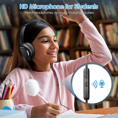 INFURTURE BH131AB Kopfhörer Over-Ear mit USB-C und Noise Cancelling