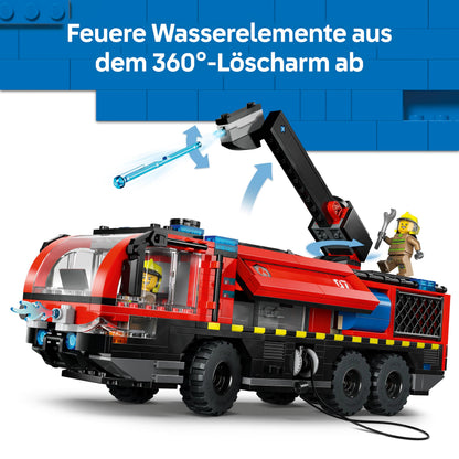 LEGO City Flughafenlöschfahrzeug 60499, Feuerwehrfahrzeug Bauset
