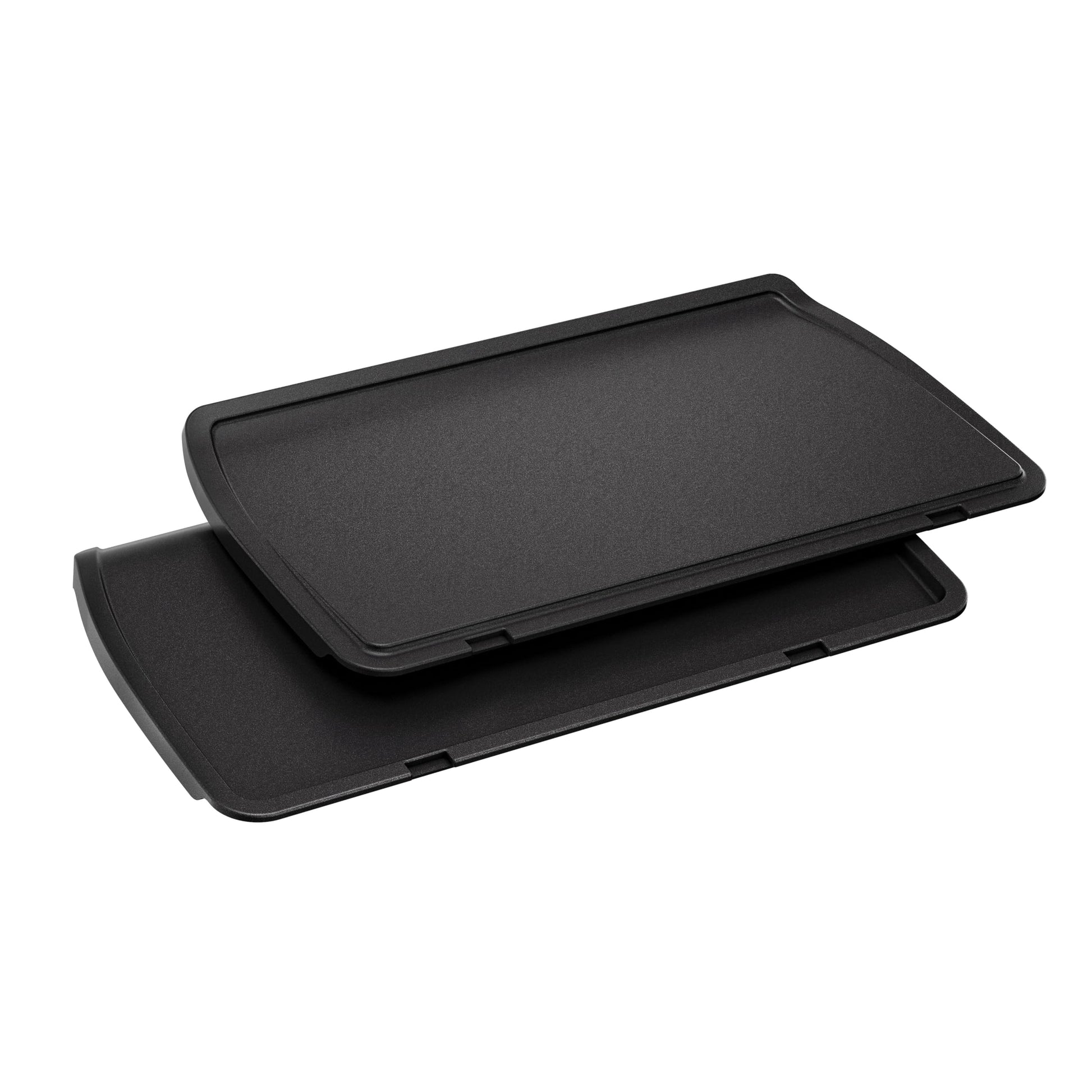 Tefal Plancha-Platten XL für OptiGrill+ XL – XA729810 Schwarz. Glatte, schwarze XL-Platten zum Braten von Speisen ohne Grillmuster im OptiGrill+ XL.