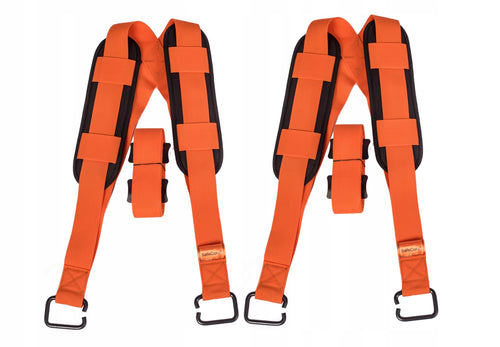 SafeCore Tragegurte Umzug 2 Personen bis 500 kg mit Schultergurten, Gurtband und Metallschnallen