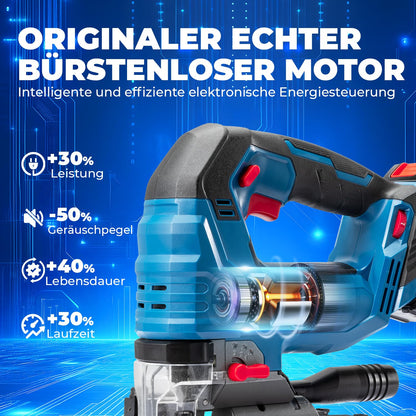 Dong Cheng Akku-Stichsäge DCMQ85 18V bürstenlos mit 4Ah Akku