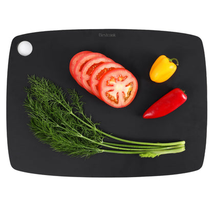 BESTCOOK Holzfaser Schneidebretter 3er-Set, spülmaschinenfest