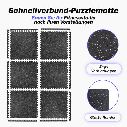 AIRHOP Fitness Puzzlematte Extra Dick - 6er Set 60x60x1.4cm
