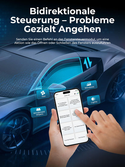 TOPDON Topscan OBD2 Diagnosegerät – Bluetooth, Aktiver Test