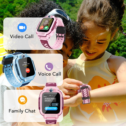 imoo Z3 Kinder-Smartwatch 4G mit IP68 und Schrittzähler, Blau