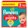 Pampers Baby-Dry Pants Grösse 3 (6-11kg) - 192 Windeln. Weiße, saugfähige Höschenwindel für trockene Babys.