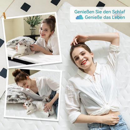 Amazon Basics Comfort Memoryschaum Matratzenauflage - Plüsch 180x200cm