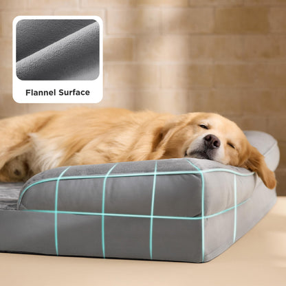 BEDSURE orthopädisches Hundebett Hundesofa 122x89 cm, grau