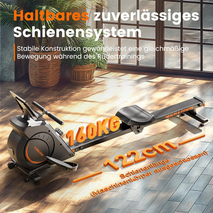 YOSUDA Rudergerät H-181, magnetisch, 16 Widerstandsstufen, klappbar
