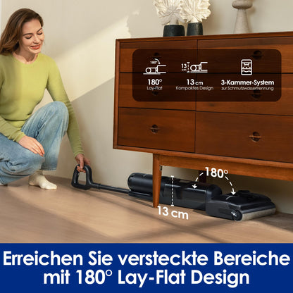Tineco Floor ONE S7 Stretch Ultra Nass-Trockensauger, 180° Lay-Flat