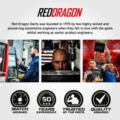 RED DRAGON Javelin Steeldarts 20g – 85% Tungsten Dartpfeile Set