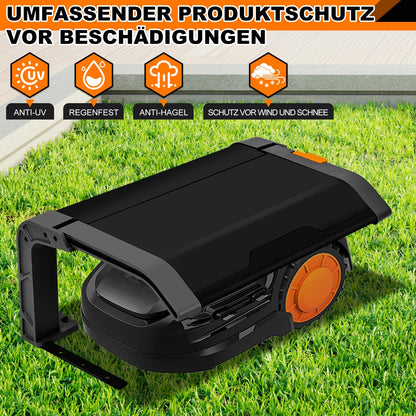 Herrselsam Klappbare Mähroboter Garage Schutzüberdachung - 72x56x36cm