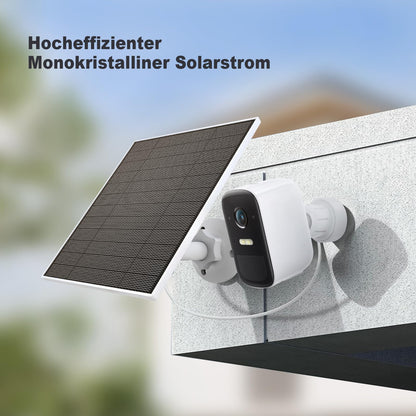 EverExceed Solarpanel für Eufy Kamera, 5W, USB-C, 3er-Pack