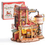 ROKR Traumgeschenkfabrik 3D Holzpuzzle - Musik-Modell EAB01. Mehrfarbiges Holzmodell zum Zusammenbauen, spielt Melodien mechanisch ab.