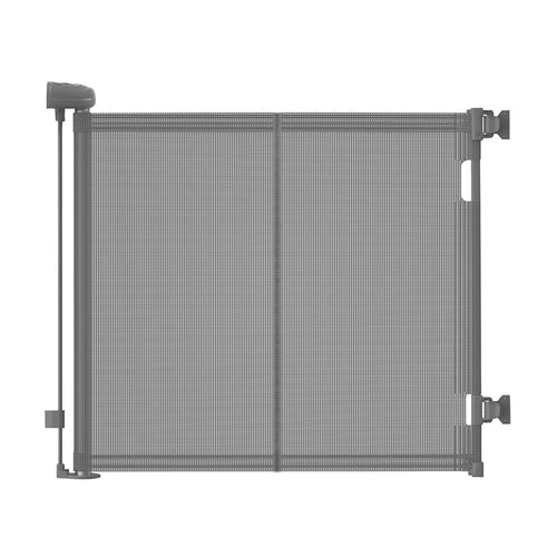 Eyeleaf Ausziehbares Treppenschutzgitter Grau 140 cm