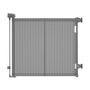 Eyeleaf Ausziehbares Treppenschutzgitter Grau 140 cm