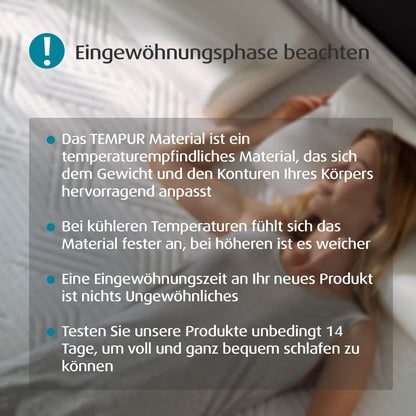 TEMPUR Original Nackenstützkissen – Memory Foam fest, L