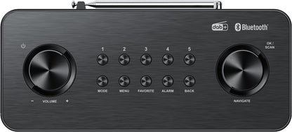 KENWOOD CR-ST80DAB-B Stereo-Kompaktradio mit DAB+ & Bluetooth
