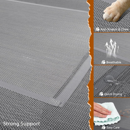 Nobleza Hundeliege Outdoor, erhöhtes Hundebett, Grau, XL, 137x90x20 cm