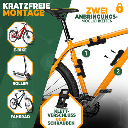 MIVELO Faltschloss 85 cm mit Zahlencode Fahrradschloss inkl. Halterung