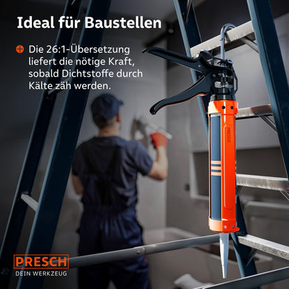 Presch Kartuschenpresse 26:1 Übersetzung für Kartuschen bis 310 ml