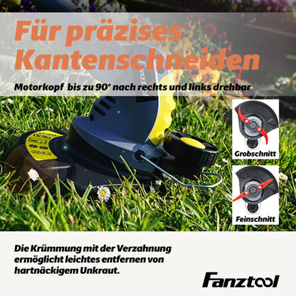 FANZTOOL Akku Rasentrimmer 20V AK0012G mit 2Ah Akku und Ladegerät