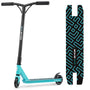 SOKE Evo Stunt-Scooter mit ABEC-9 Lagern und Aluminium-Deck, hellblau, Y-Bar-Lenker