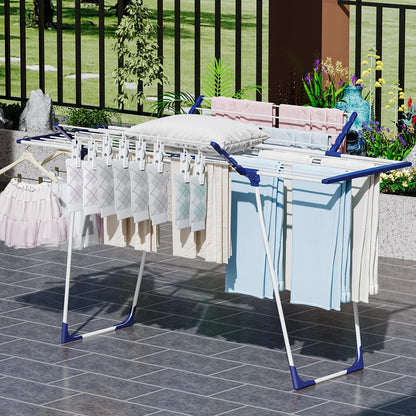 SYKIARIOL Stand-Flügelwäschetrockner – Ausziehbar & Klappbar