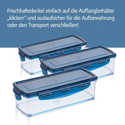 Genius Nicer Dicer Smart Gemüseschneider 14-teilig blau