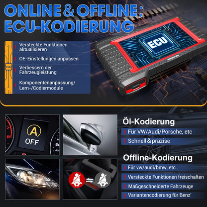 KINGBOLEN K7 OBD2 Diagnosegerät, bidirektional, ECU-Codierung