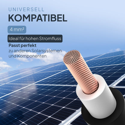 SEPO-Leitungen Solarkabel H1Z2Z2-K Solarleitung - 4 mm² 50m Schwarz